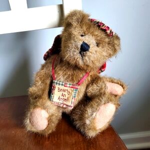 Boyds Bears Rascal 8” Bean Plush Angel Bear Bearly An Angel